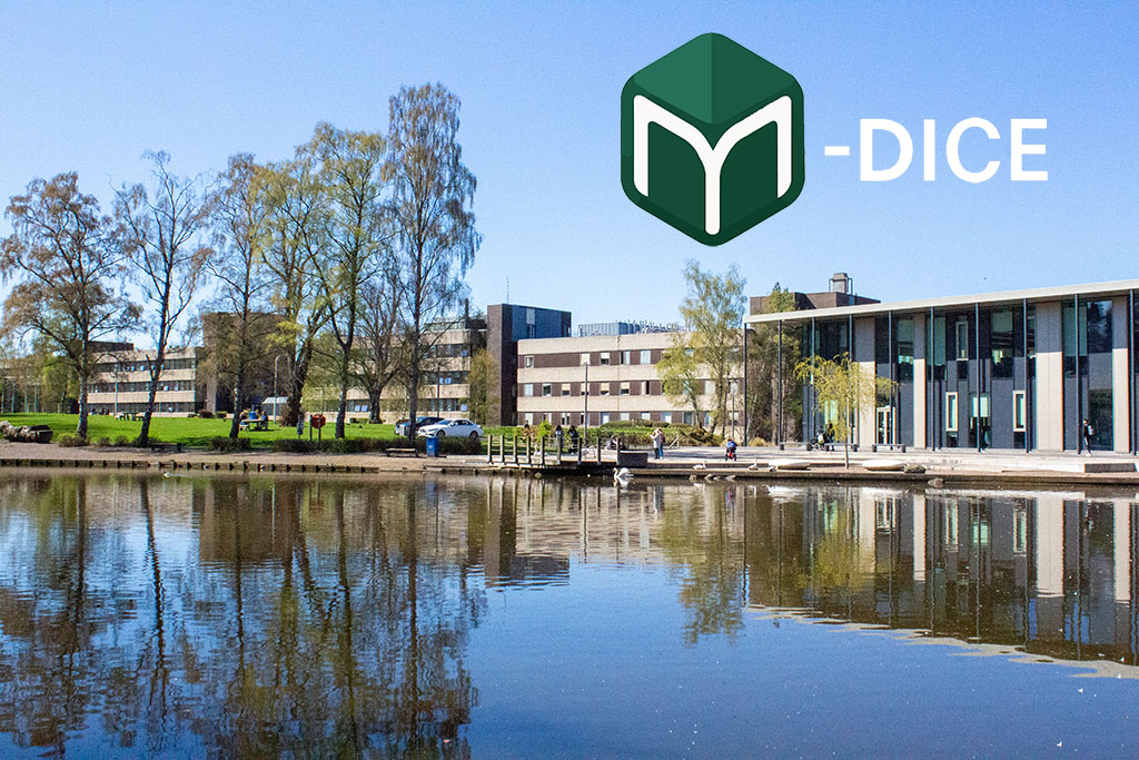 Grid with MDIce Logo